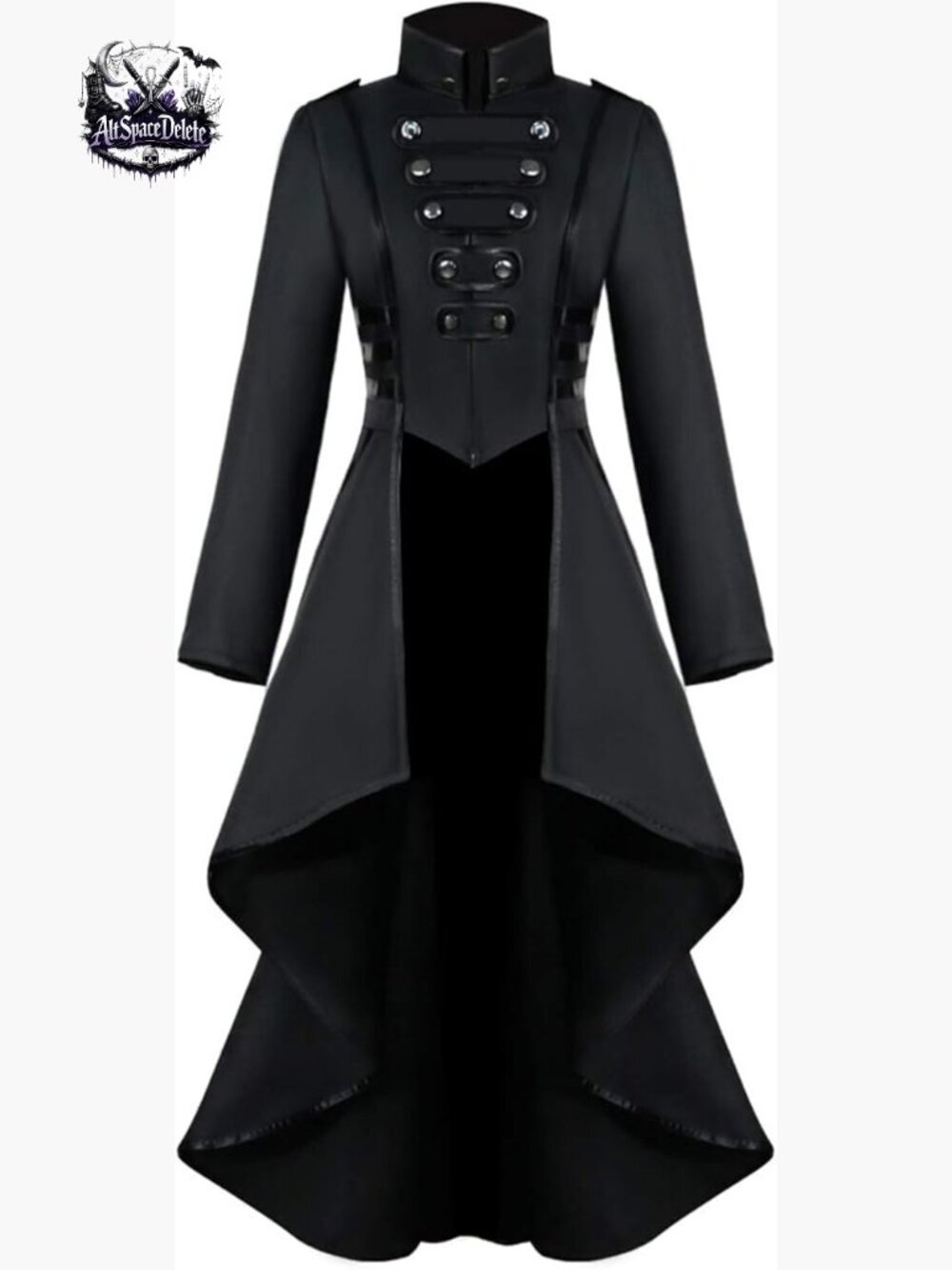 Medieval Steampunk Tailcoat Jacket Slim Fit Polyester Long Sleeve